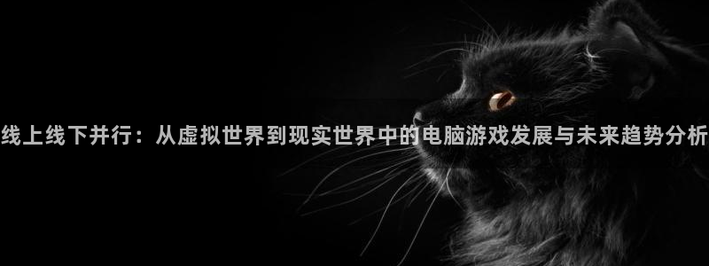 高德娱乐什么意思：线上线下并行：从虚拟世界到现实世界中的电脑